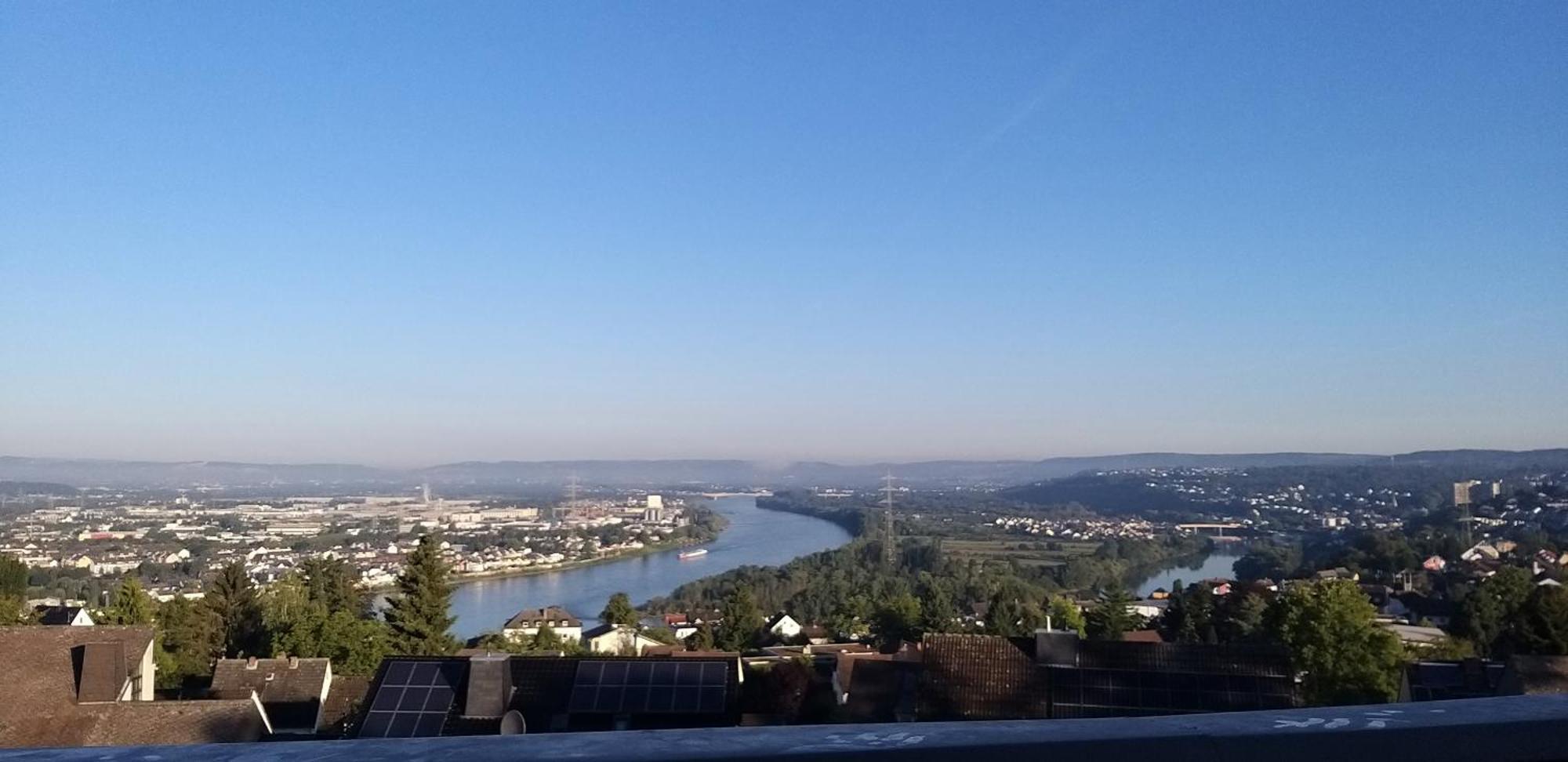 Rheinblick Am Rheinsteig Zur Festung Ehrenbreitstein Mit Balkon Und Sauna Urbar  Habitación foto